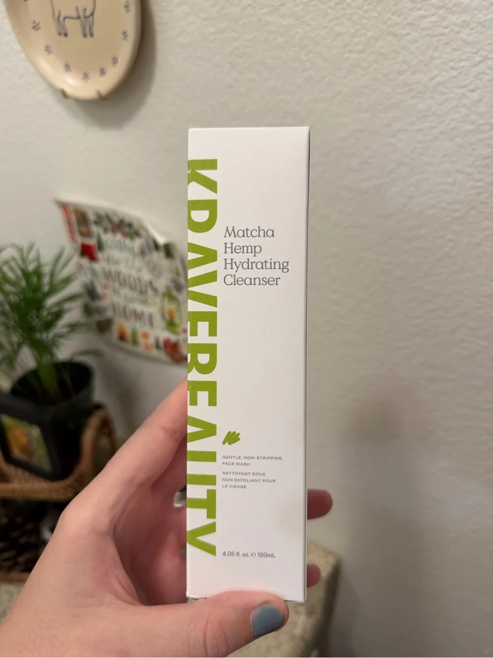 NIB Krave Beauty Matcha Hemp Hydrating Cleanser 120ml & Travel Size